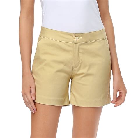 HDE Women Chino Shorts 5" Inseam Summer Shorts - Walmart.com
