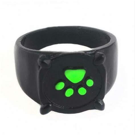 Buy Miraculous Ladybug Cat Noir Adrien Black Paw Ring Gift Online at ...