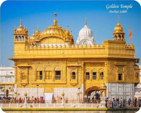 Buy SM Enterprises Golden Temple Wooden Fridge Magnet Online at Low ...