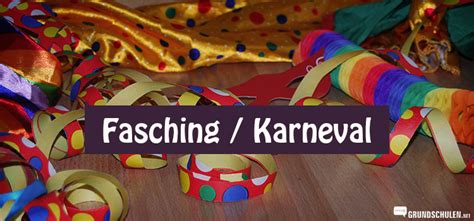 ᐅ Fasching - das Fest des Verkleidens | Grundschulen.net