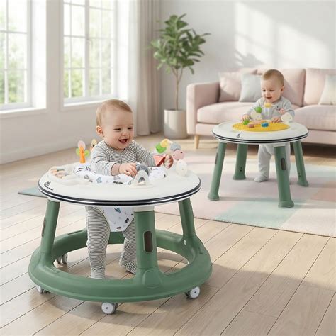 R for Rabbit Little Feet Hopper 2 - in - 1 Baby Walker & Activity Table ...