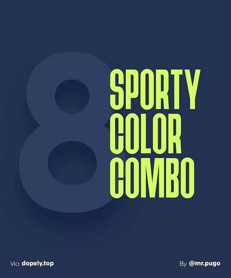 Sporty Color Palette