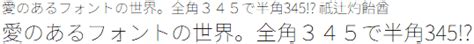 標準の日本語フォント / もうパンツはかない