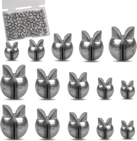 Amazon.com : Split Shot Fishing Weights Sinkers,110pcs Removable Round ...