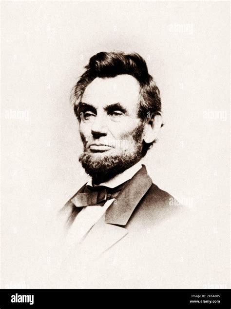 Portrait of President Abraham Lincoln Stock Photo - Alamy