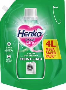 Henko Stain Care Detergent Liquid Front Load Liquid Detergent Fresh ...