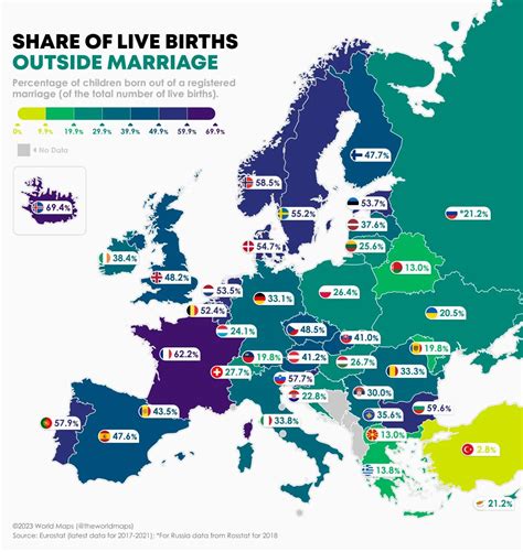 Percentage of children born out of a registered marriage : r/MapPorn