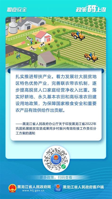 中国农民丰收节丨事关粮食安全，黑龙江这些政策“码”上查！_民丰_黑龙江_政策