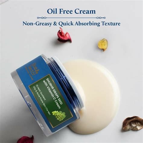 Buy Blue Nectar Vitamin C Face Moisturizer for Oily & Acne Prone Skin with Grapeseed For Men ...