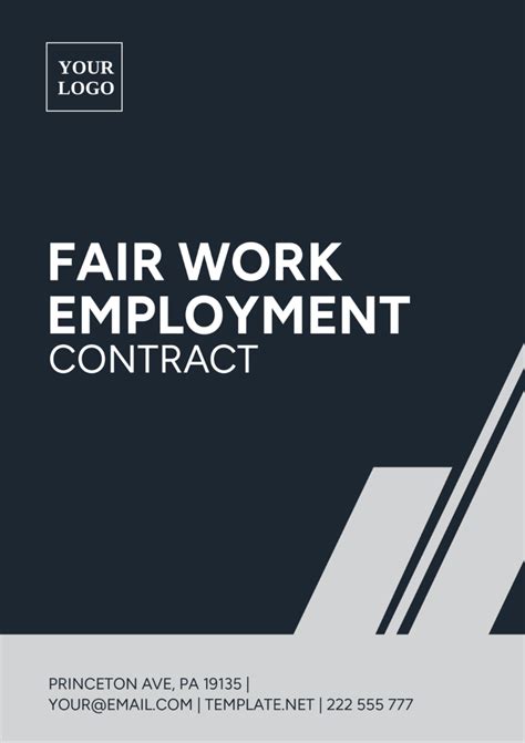 Free Fair Work Employment Contract Template to Edit Online