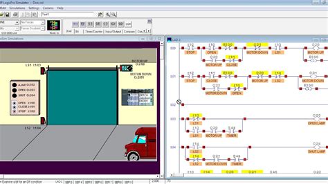 Image result for LogixPro Door Simulation Student Exercise Utilizing Relay Logic