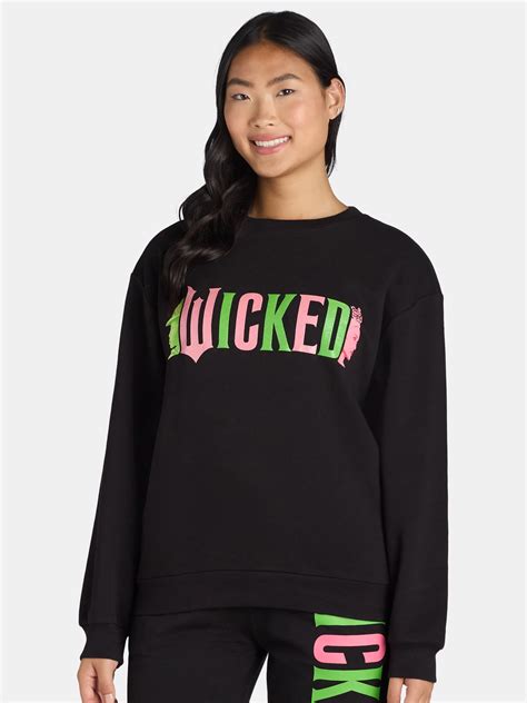 Wicked Women's Graphic Sweatshirt with Long Sleeves, Sizes XXS-XXL ...