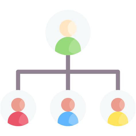 Organigramme - Icônes la mise en réseau gratuites