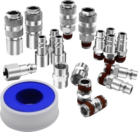 YOTOO 19pcs 14 BSP Air Line Connectors Euro India | Ubuy