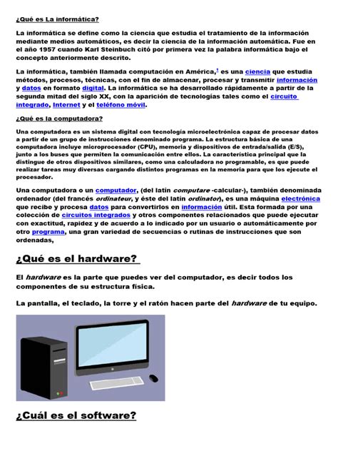 Image result for Que ES La Informatica