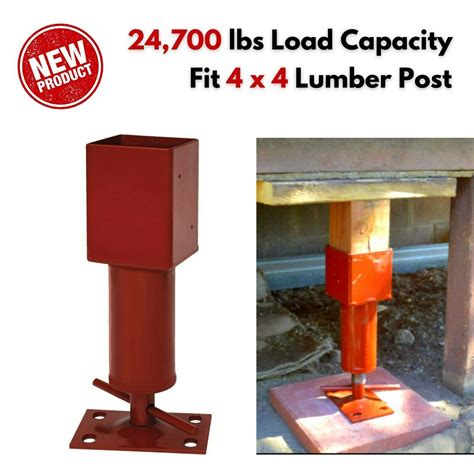 Heavy Duty Adjustable Shore Jack 4x4 Post Support Lift Sagging Floor ...