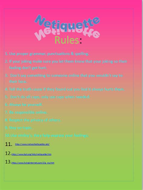 Image result for Basic Netiquette Rules