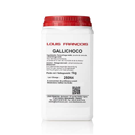Gallichoco, cocoa substitute made from barley malt and carob, Louis ...