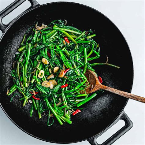 Water Spinach Stir Fry (Ong Choy) - Posh Journal