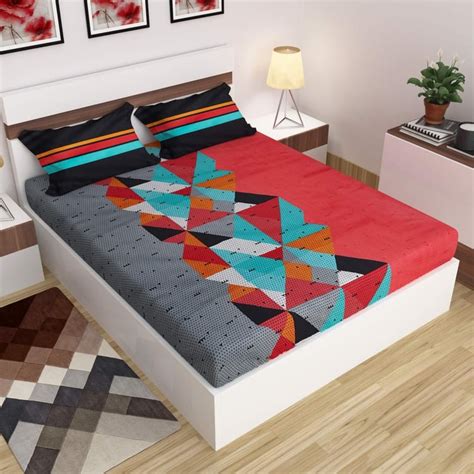 Buy PORTICO Mirage King Size Bed Cover Set- 6 Pcs. from Portico at just ...