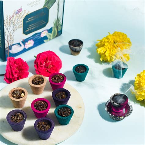 Sampoorna Havan Sangrah 12 Sambrani Cups – Samskara Home
