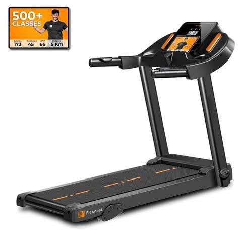 Flexnest Flextread EZ (3 HP Peak) Manual Incline Motorized Treadmill ...