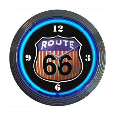 Route 66 Neon Clock | Frontgate