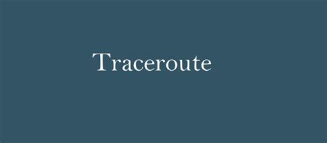 Image result for How Traceroute Works