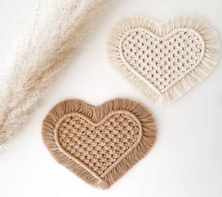 Rezultat imagine pentru Macrame Heart Pattern
