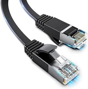Fedus Ethernet Cable 20 m 20 Meter Cat6 Ethernet Cable, Flat RJ45 LAN ...