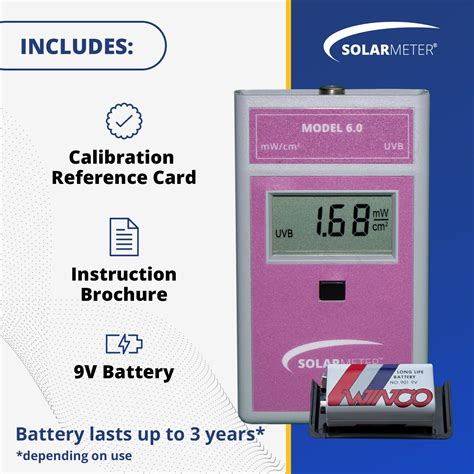 Solarmeter Model 6.0 Standard UVB Meter, Digital UV India | Ubuy