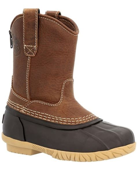 Boys' Georgia Boot Marshland Pull On Muck Duck Boots