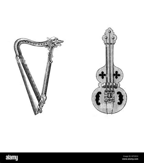 Medieval musical instrument hi-res stock photography and images - Alamy