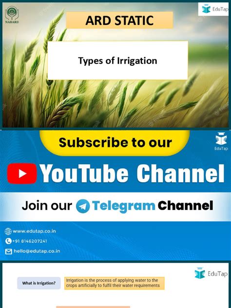 Image result for Types of Irrigation Project PDF