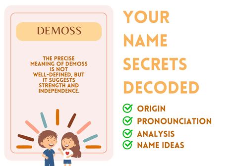 Demoss - Name Meaning and Pronunciation