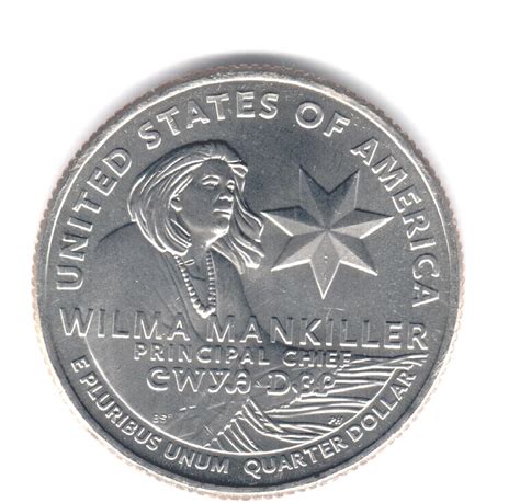 2022-P 25 Cents - Wilma Mankiller - American Women Quarter ...
