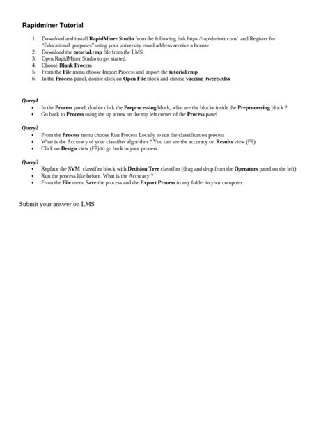 Image result for RapidMiner Tutorial