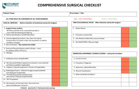 Image result for Critical Procedure Checklist