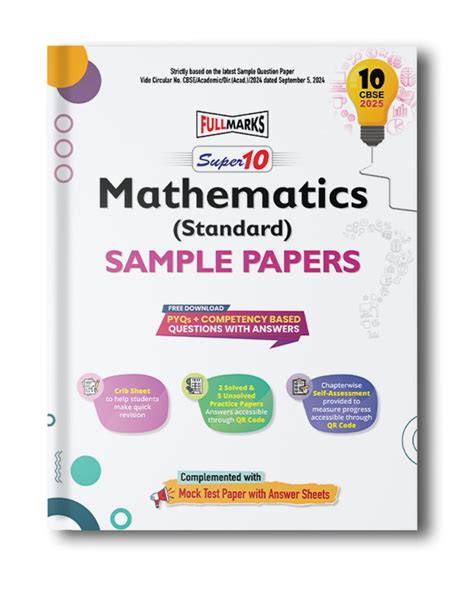 SUPER10 Sample Paper Class-10 Maths Standard
