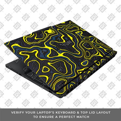 Neon Lava Contours Lenovo Legion 5 15IAX10 Laptop Skin