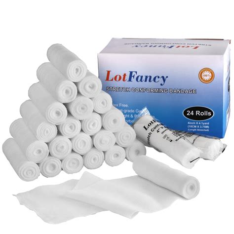 LotFancy Gauze Bandage Roll, 24 Pack Gauze Wrap, 4 India | Ubuy