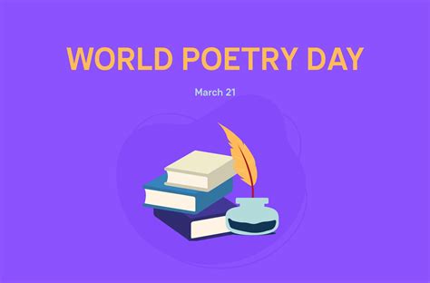 World Poetry Day Illustration in Illustrator, PSD, SVG, EPS, PNG, JPG ...