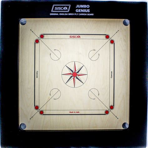 Detec™ Siscaa Jumbo Genius Carrom Board