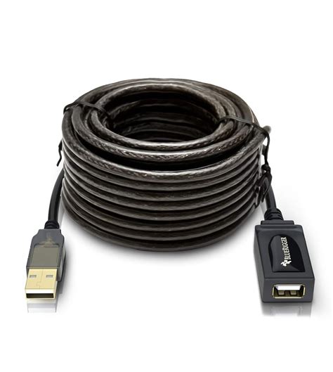 BlueRigger USB 2.0 Type A Male to A Female Active Extension/Repeater ...