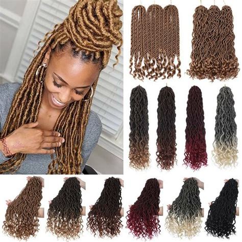 Real Thick Goddess Faux Locs Braiding Braid Hair India | Ubuy