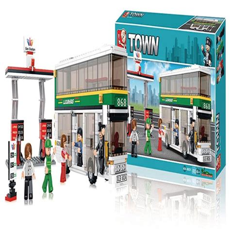 Sluban ‎M38-B0331 Double-Decker Bus Town Building Kit (403 Pieces) — Toycra