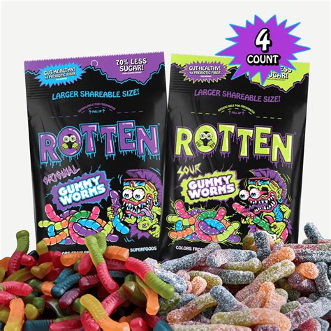 Gummy Worms | Sour Gummy Worms | Weird Candy | Rotten™