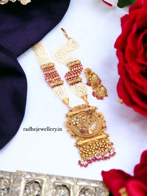 Rajwadi Long Haram – Radhe jewellery