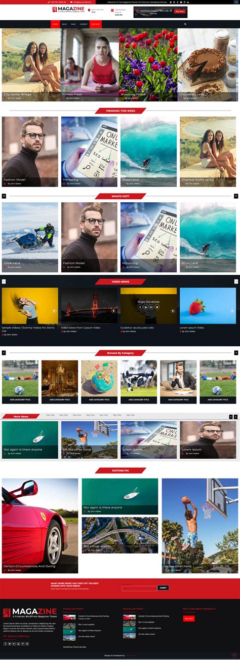 Get Your Free Magazine WordPress Theme and Create a Stunning Website ...