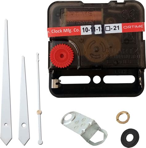 Buy Hicarer High Torque Long Shaft Clock Movement Mechanism with 12 ...